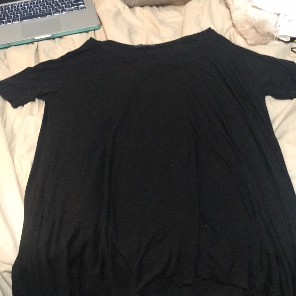 Black brandy melville tunic t shirt